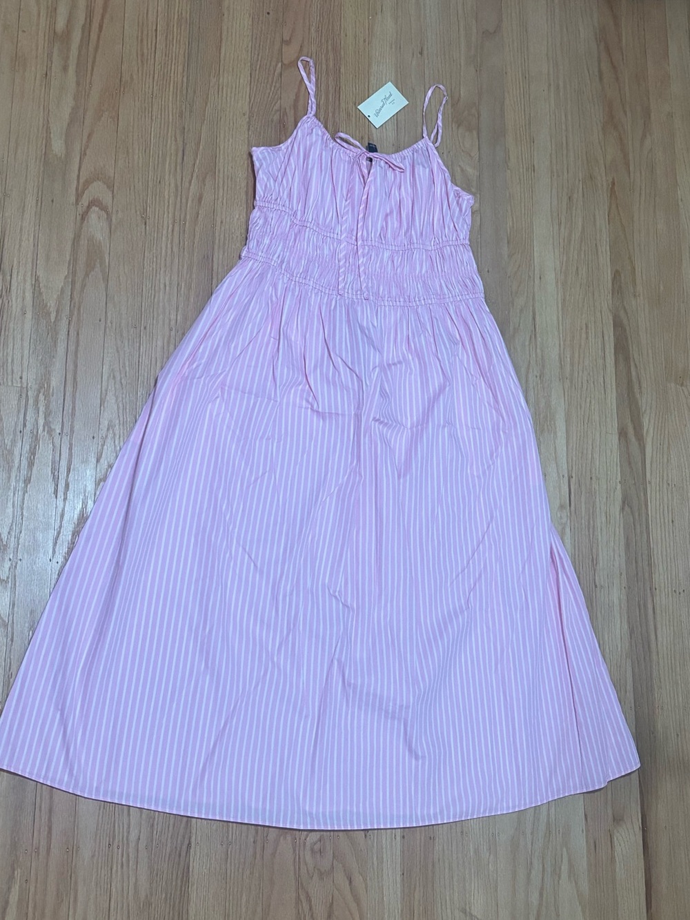 Universal Thread Pink Striped Midi Dress *NWT*